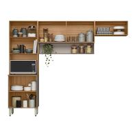 Cozinha Compacta Demóbile Aspen com 6 Portas e 2 Prateleiras - 250cm de largura - 3