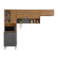 Cozinha Compacta Demóbile Aspen com 6 Portas e 2 Prateleiras - 250cm de largura - 2