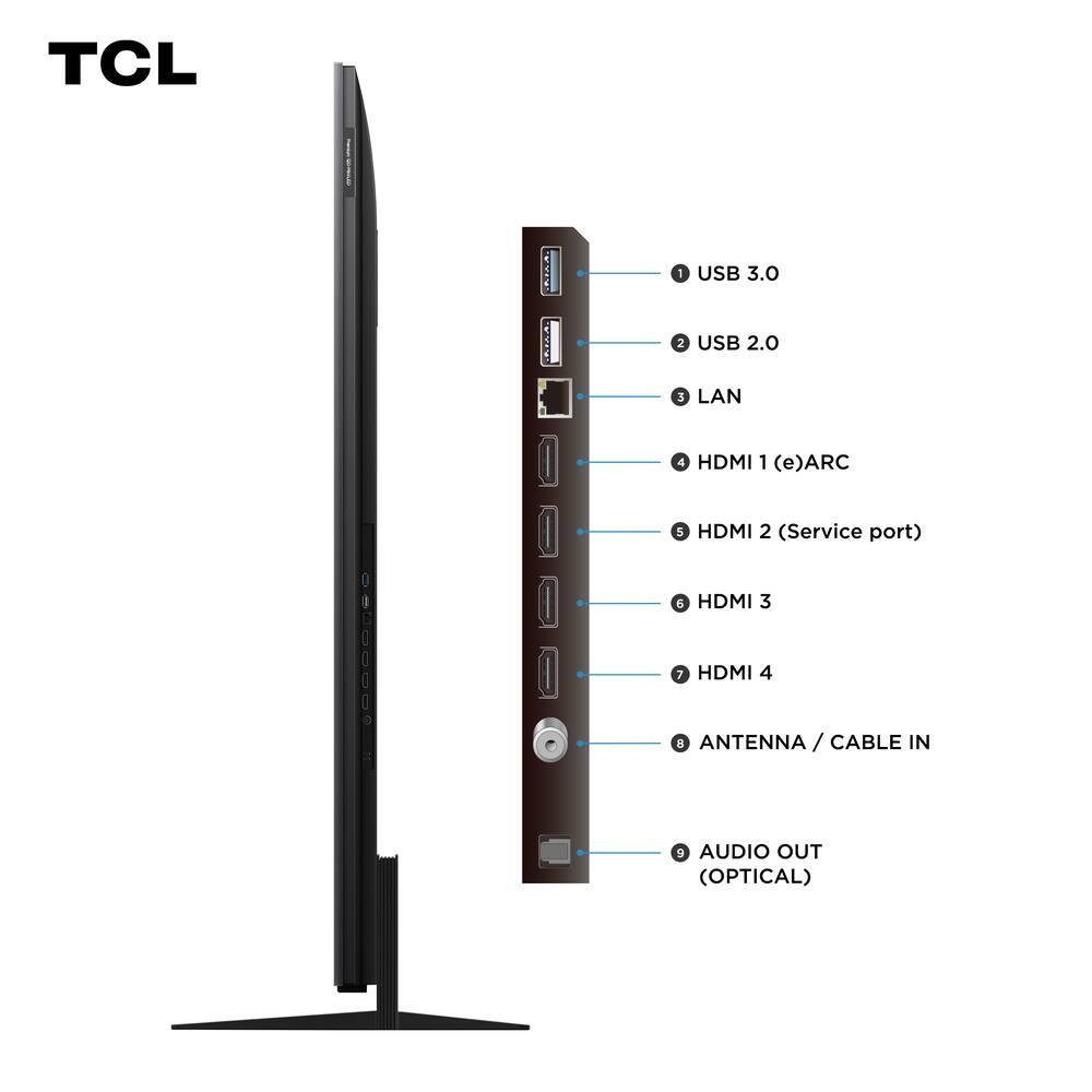 Smart TV TCL 65”4K QD-Mini Led 65C7K 144Hz com Sistema Operacional Google TV - 16