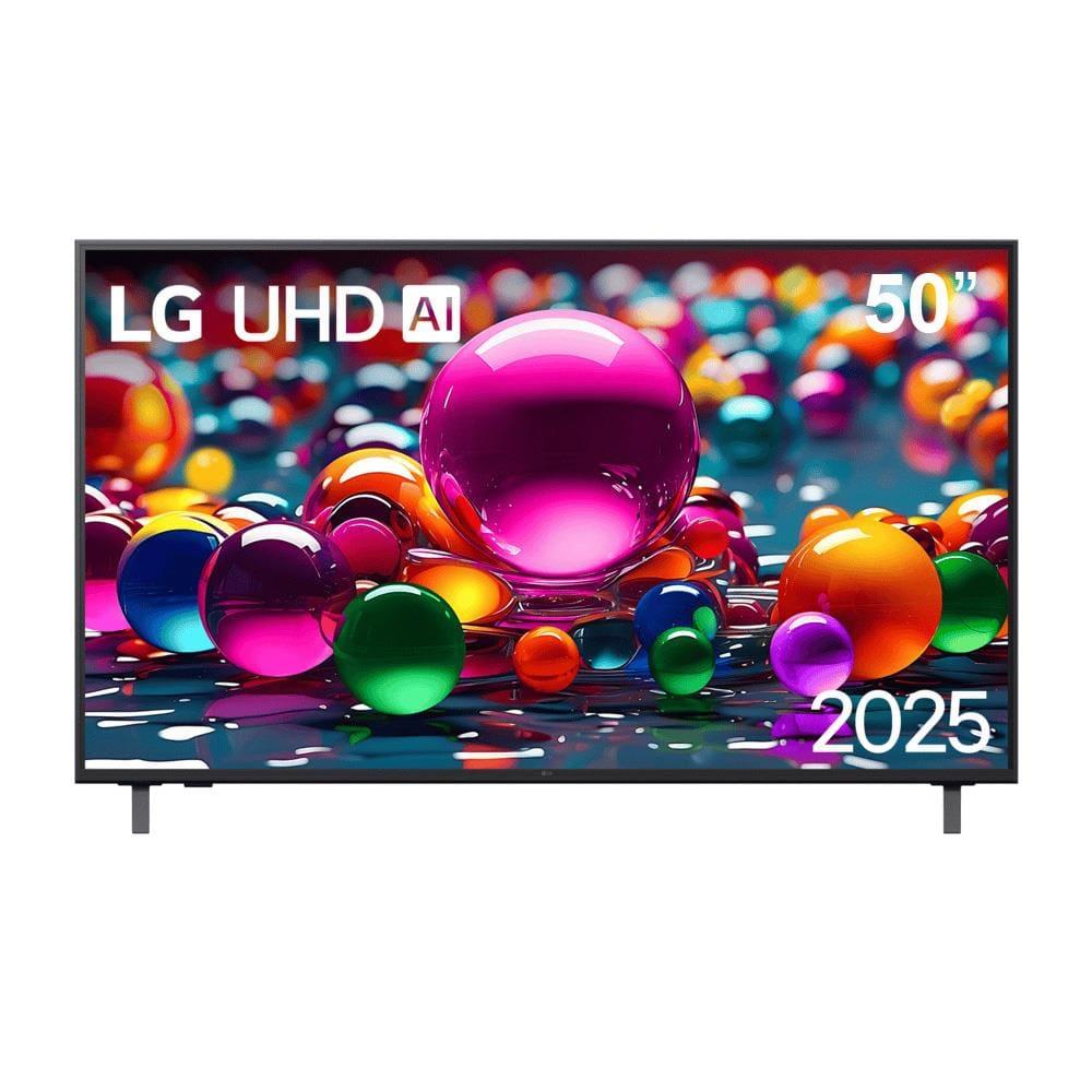 Smart TV 4K 50" LG Ultra HD 50UA8550PSA com Processador a7 Gen8 AI, Otimizador de Jogos, Wi-Fi, Bluetooth, webOS 25 e Controle Smart Magic - 1