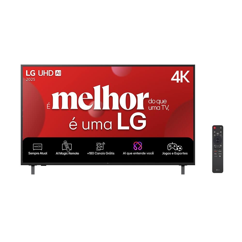 Smart TV 4K 50" LG Ultra HD 50UA8550PSA com Processador a7 Gen8 AI, Otimizador de Jogos, Wi-Fi, Bluetooth, webOS 25 e Controle Smart Magic - 10
