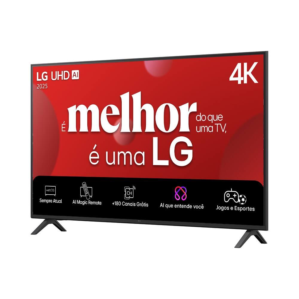 Smart TV 4K 50" LG Ultra HD 50UA8550PSA com Processador a7 Gen8 AI, Otimizador de Jogos, Wi-Fi, Bluetooth, webOS 25 e Controle Smart Magic - 11