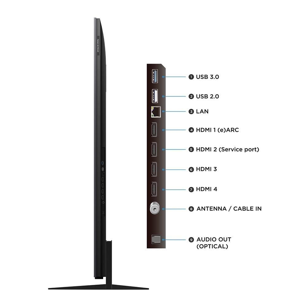 Smart TV 75" TCL 75C7K 4K QD-Mini Led 144Hz com Sistema Operacional Google TV - 3