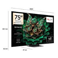 Smart TV 75" TCL 75C7K 4K QD-Mini Led 144Hz com Sistema Operacional Google TV - 9