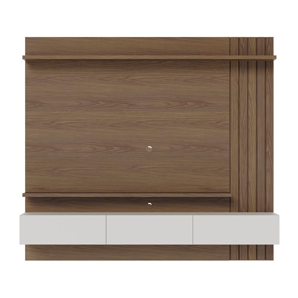 Painel de TV Colibri Juriti 180 Ripado Amêndoa Off White - 2