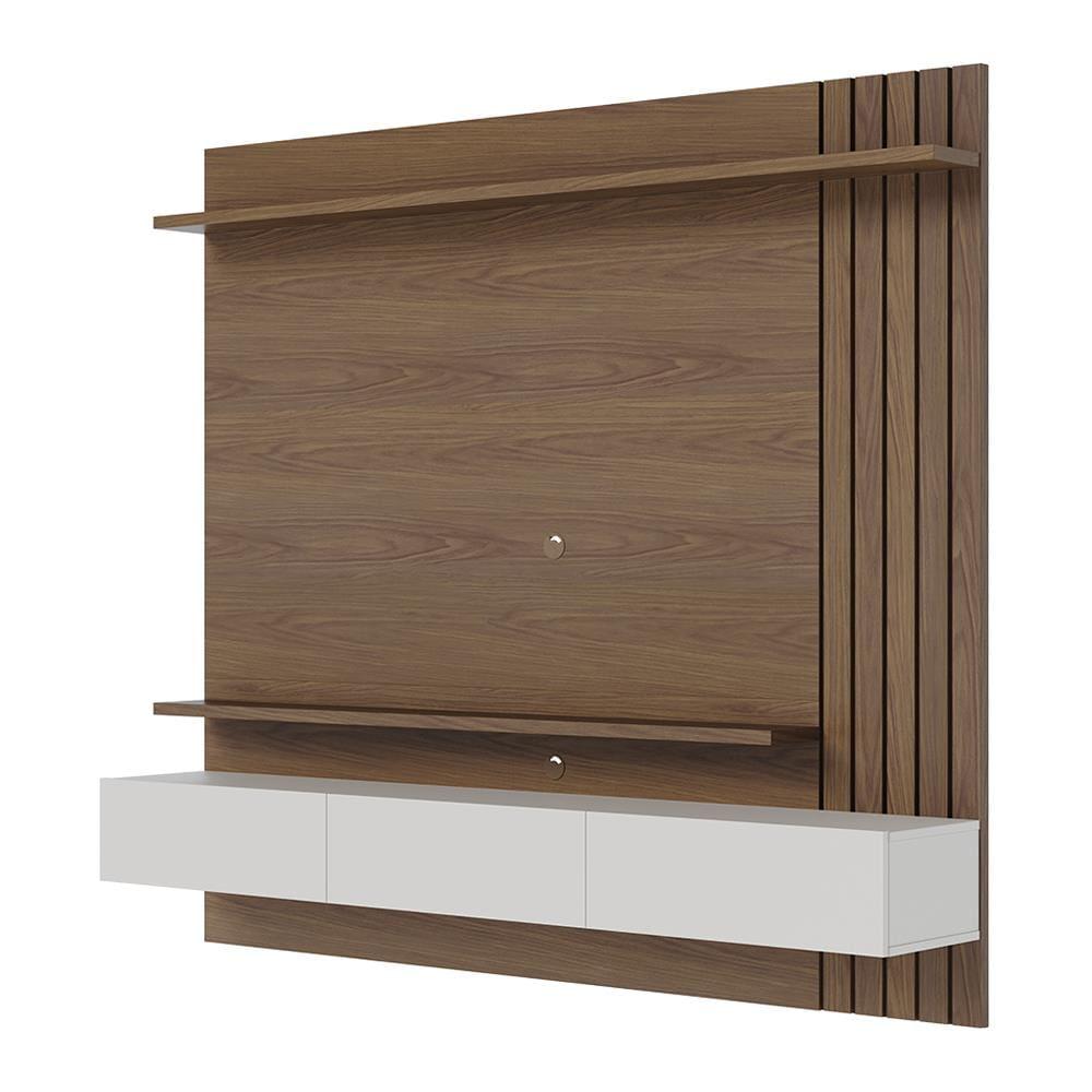 Painel de TV Colibri Juriti 180 Ripado Amêndoa Off White - 3