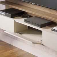 Painel de TV Colibri Juriti 180 Ripado Amêndoa Off White - 8