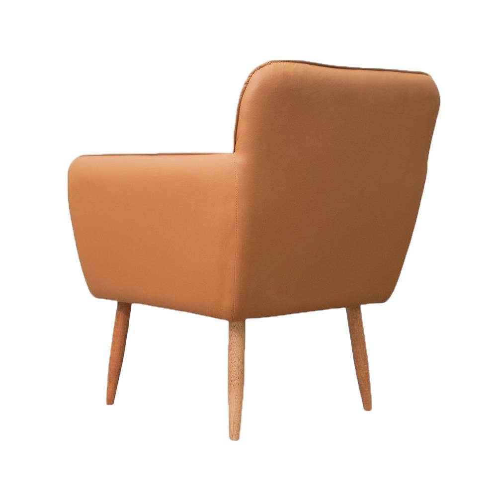 Poltrona Conlflex Bélgica com Apoio de Braço Revestida em Tecido Linho - 4