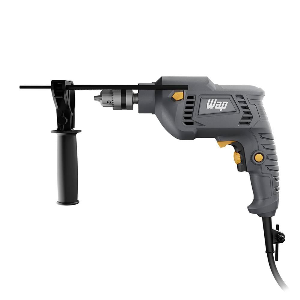 Parafusadeira e Furadeira de Impacto 3/8" (10mm) Wap 700K10 com Acessórios - 3