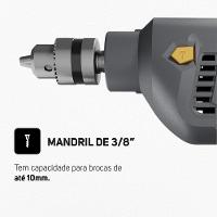 Parafusadeira e Furadeira de Impacto 3/8" (10mm) Wap 700K10 com Acessórios - 7