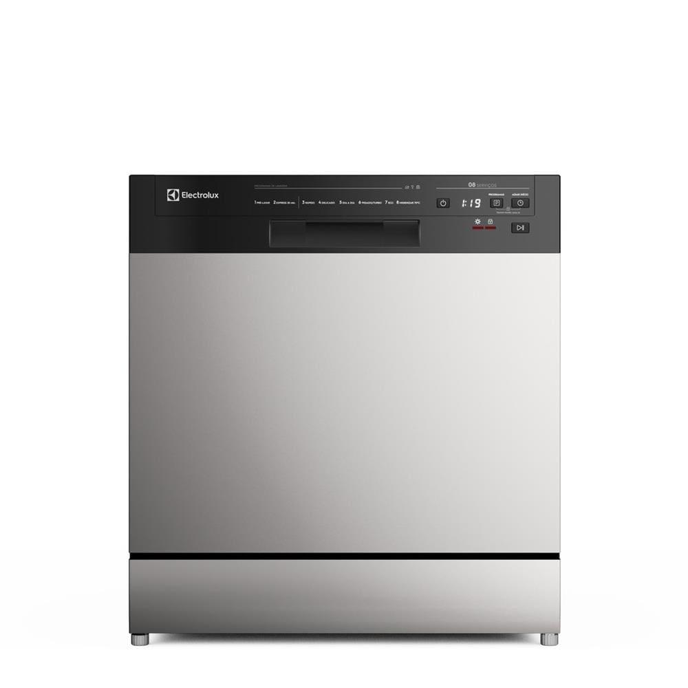 Lava-Louças Electrolux LS08E 8 Serviços Lava e Seca Inox - 1