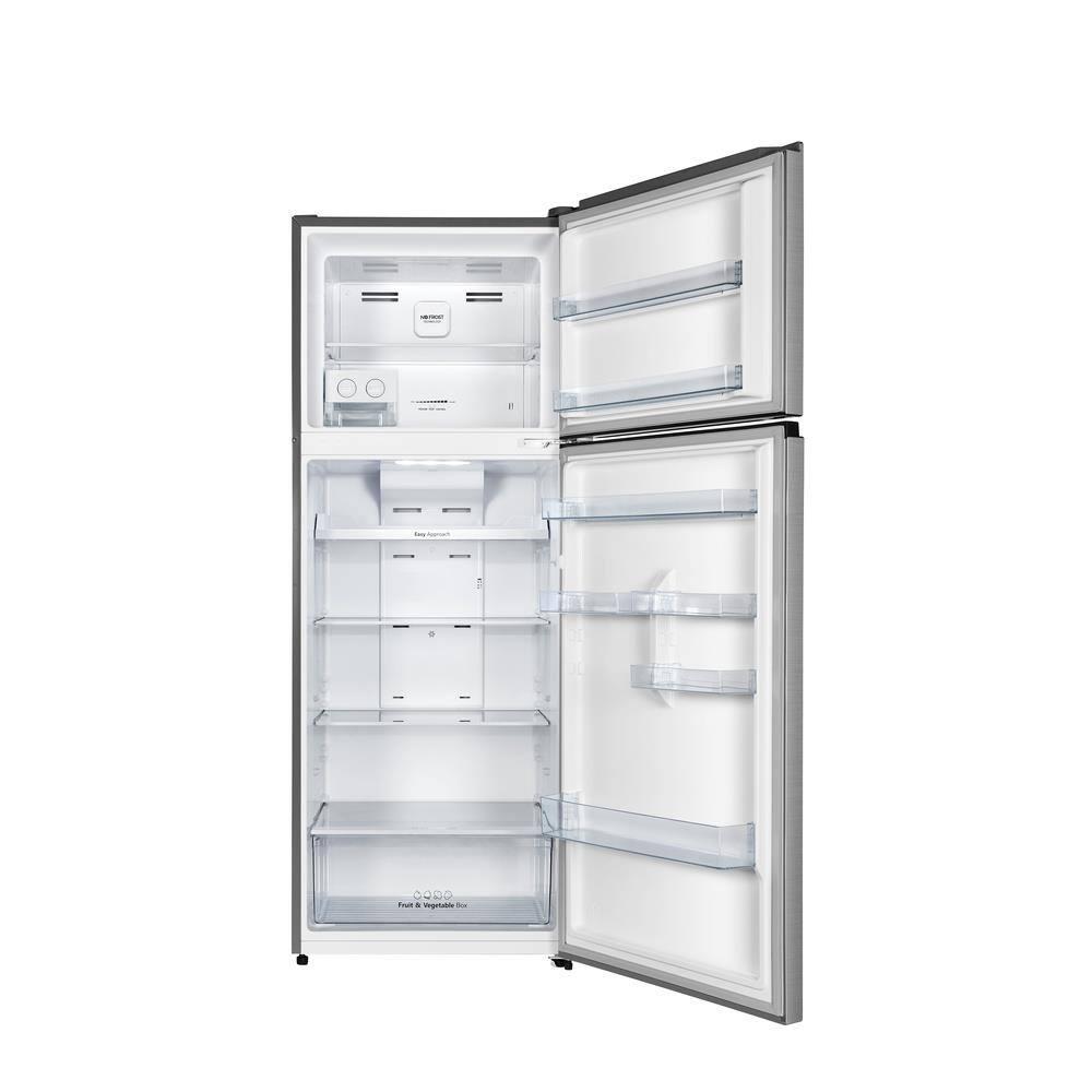Geladeira Hisense Frost Free 466L Duplex Inverter RT3N461 Portas Planas Prateleiras de Vidro Econômica Inox - 3
