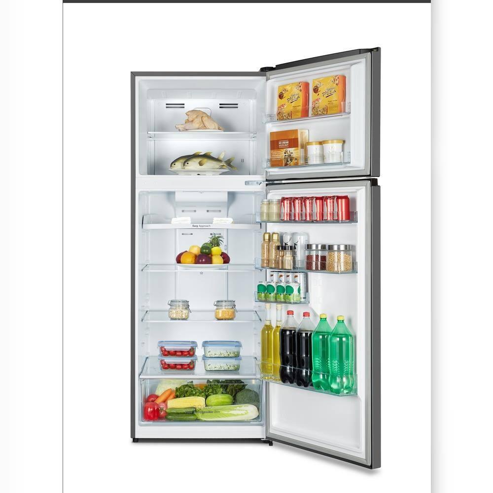 Geladeira Hisense Frost Free 466L Duplex Inverter RT3N461 Portas Planas Prateleiras de Vidro Econômica Inox - 5