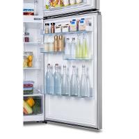 Geladeira Hisense Frost Free 466L Duplex Inverter RT3N461 Portas Planas Prateleiras de Vidro Econômica Inox - 6