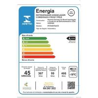 Geladeira Hisense Frost Free 466L Duplex Inverter RT3N461 Portas Planas Prateleiras de Vidro Econômica Inox - 9