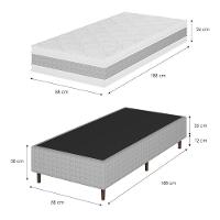 Cama Box Solteiro Umaflex Loreto - 8