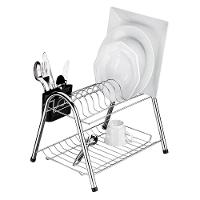 Escorredor de Louças 2 Andares Utimil com Tubo em Aço Cromado - 1