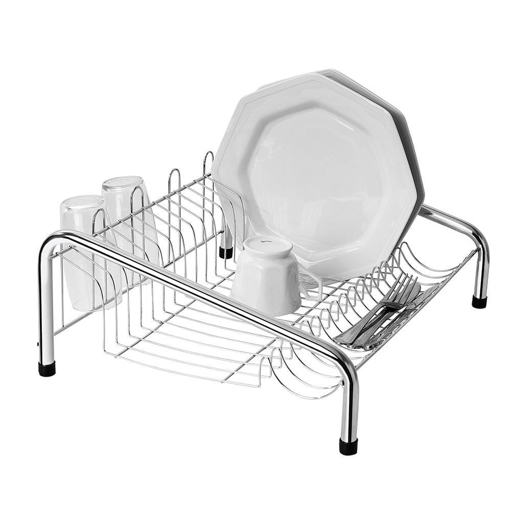 Escorredor de Louças para 16 Pratos Utimil em Aço Cromado - 2