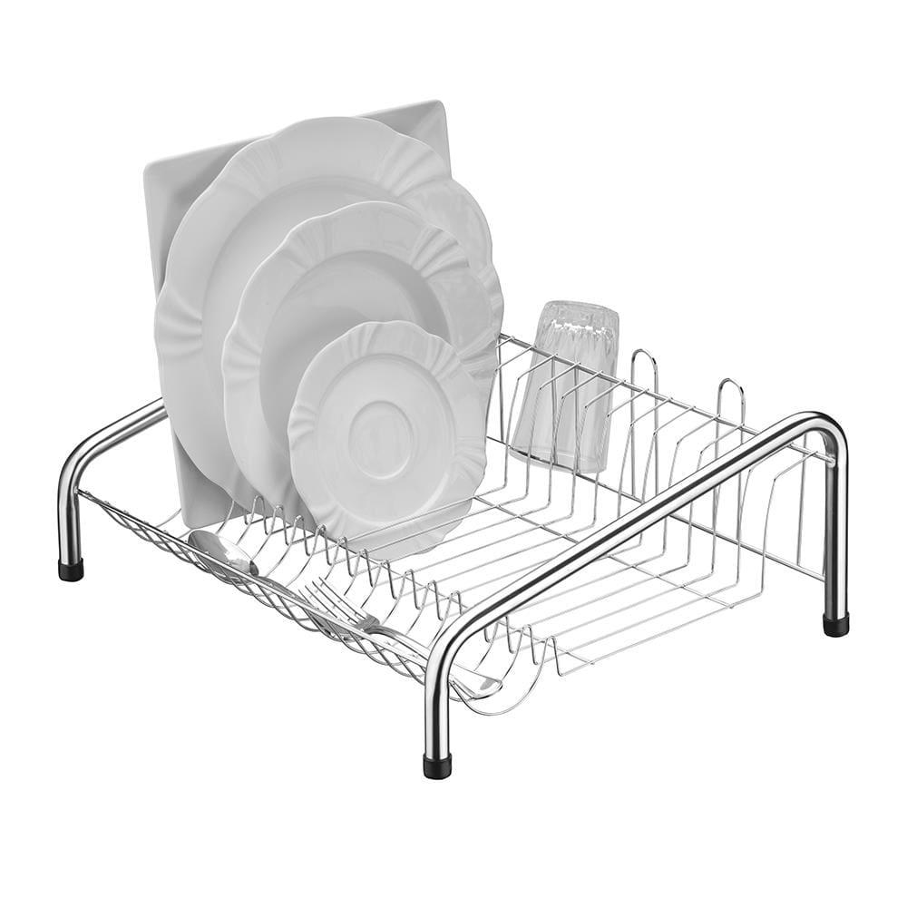 Escorredor de Louças para 16 Pratos Utimil em Aço Cromado - 3