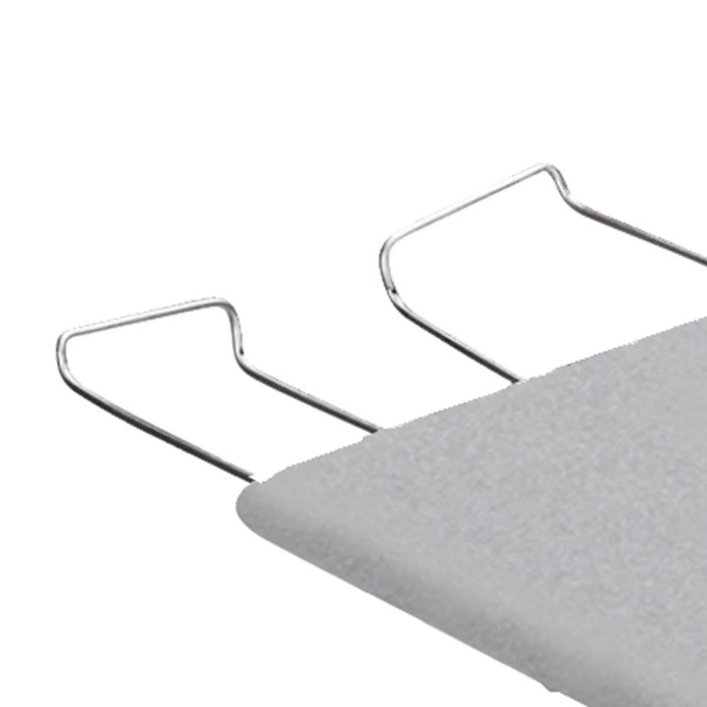 Tábua de Passar Roupa Utimil Portátil com Suporte para Ferro – Branco/Cinza - 2