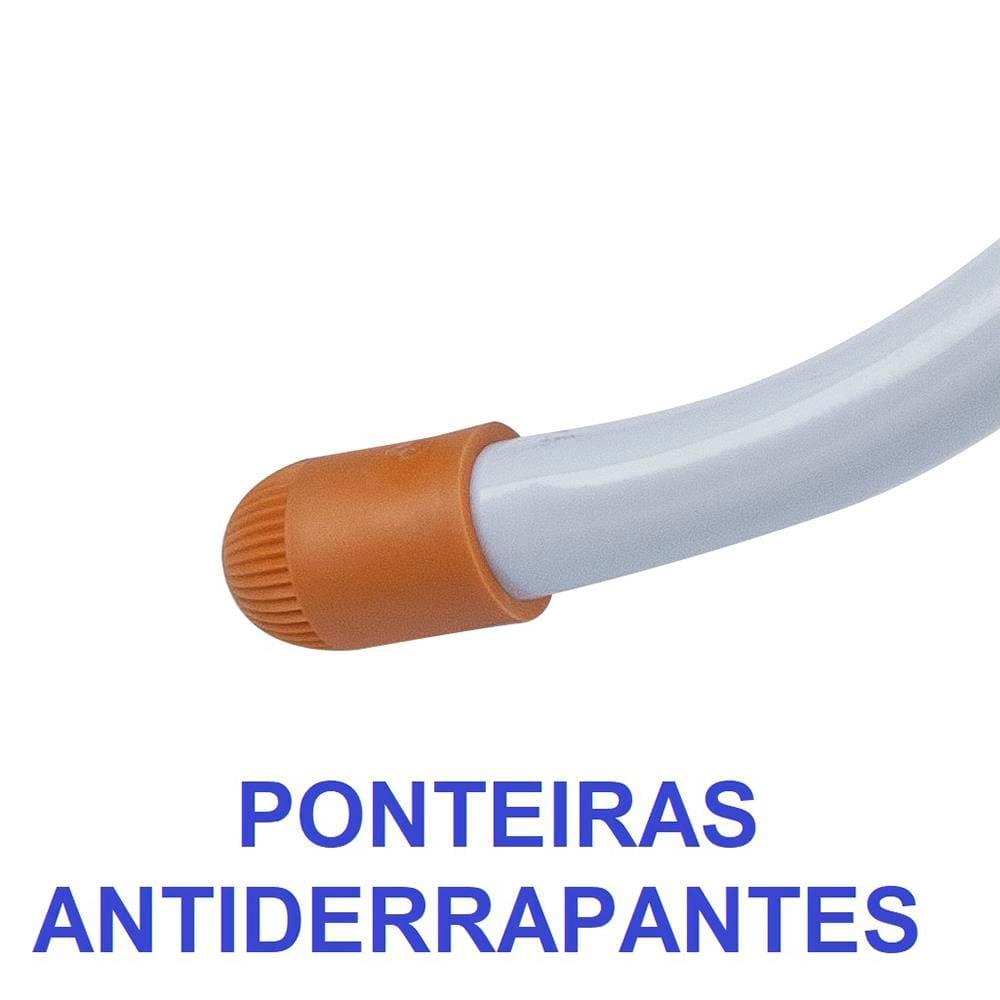 Tábua de Passar Roupa Utimil Portátil com Suporte para Ferro – Branco/Cinza - 3