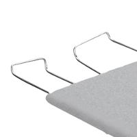 Tábua de Passar Roupa Utimil Portátil com Suporte para Ferro – Branco/Cinza - 2