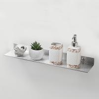 Prateleira Utimil em Alumínio Anodizado Cromado – 50cm - 3