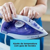 Ferro a Vapor Black+Decker FX1050 1200W Base Antiaderente Spray Frontal Cabo Giratório - 8