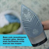 Ferro a Vapor Black+Decker FX2750 Antigotejamento Base Cerâmica Gliss Cabo Giratório - 9