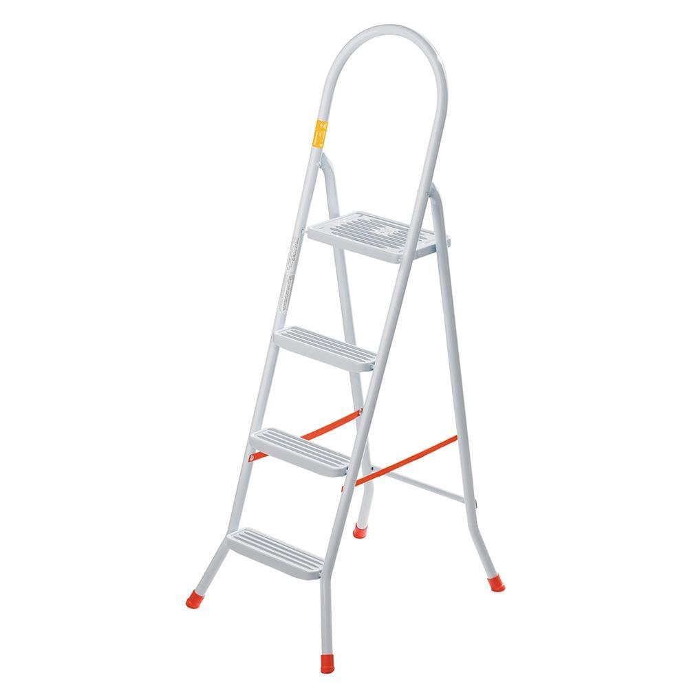 Escada Doméstica Utimil Maxiutil 4 Degraus – Branca - 1