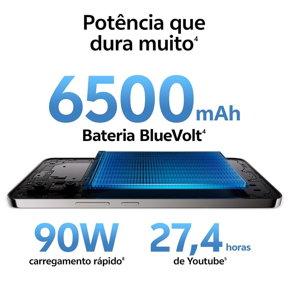 Smartphone JOVI V50 Lite 5G Ouro Titânio 256GB, 8GB RAM, Dimensity 6300, Tela AMOLED 6.77" 120Hz, Câmera Traseira 50MP, Android 15 e IP65 - 3