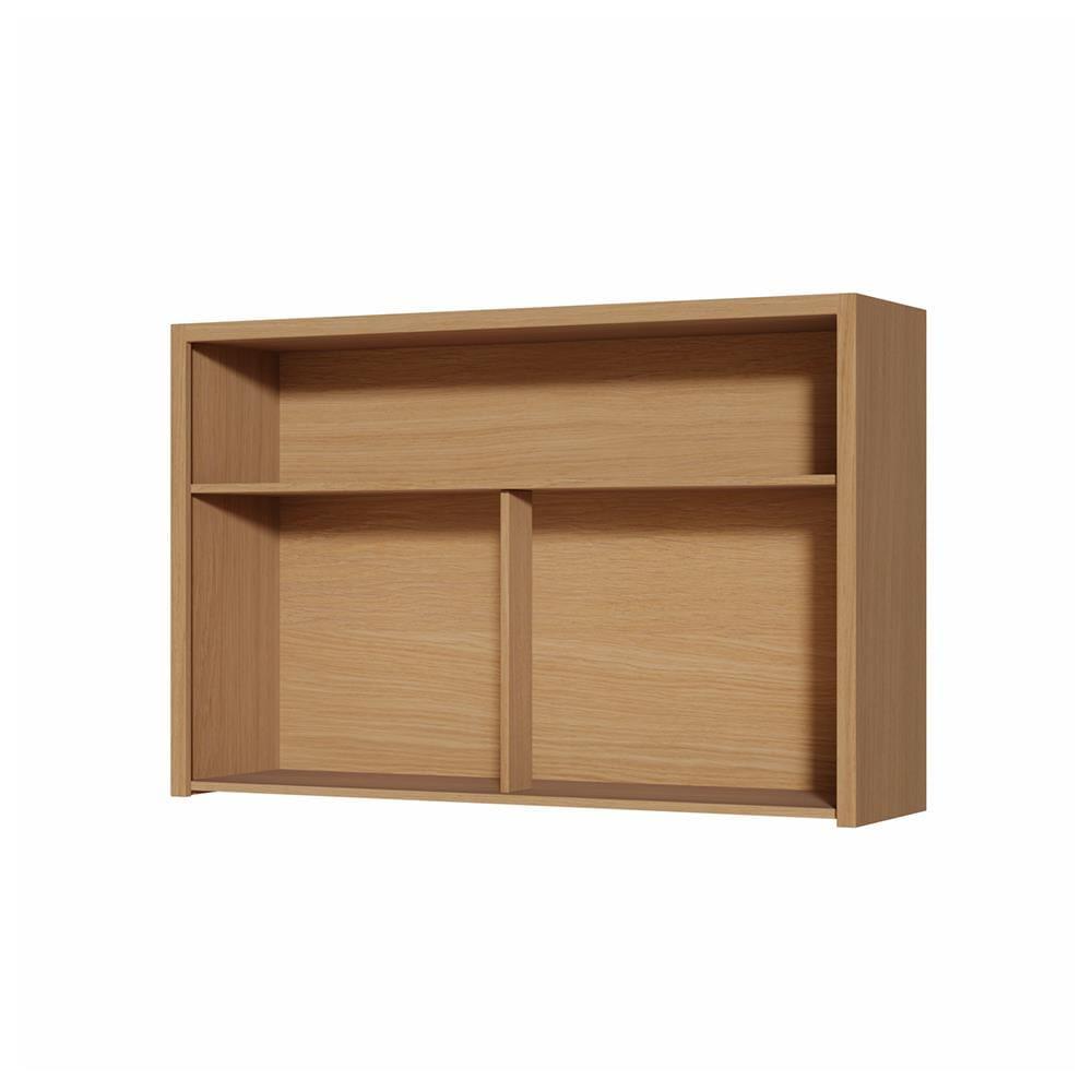 Armário Aéreo Nesher Condessa em MDF 15mm com 1 Porta Basculante e 1 Prateleira - 120cm de largura – Carvalho - 2