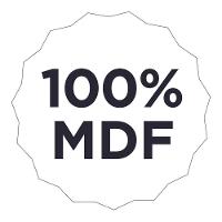 Painel de Ilha Nesher em MDF 15mm - 120cm de largura – Freijó - 7