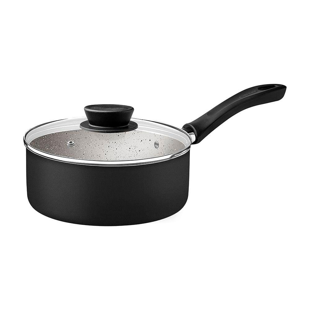 Jogo de Panelas Tramontina Linz 10 Peças Starflon Max Tampas de Vidro Preto - 5