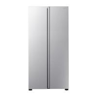 Geladeira 428L Hisense RS3P428 Side by Side Inverter Frost Free Portas Planas Puxador Embutido Cinza - 2