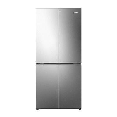 Geladeira 456L Hisense RQ5P470 Side By Side Multi Door Inverter Wi-Fi Metal Cooling Prateleiras de Vidro Inox