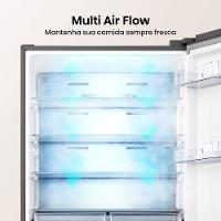 Geladeira Hisense Inverter 499L RB5P504 Bottom Freezer Metal Tech Inox - 9