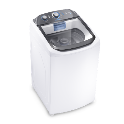 Máquina de Lavar 13kg Electrolux LDA13 Efficient Duplo Dispenser Máxima Diluição Cesto Inox Branca