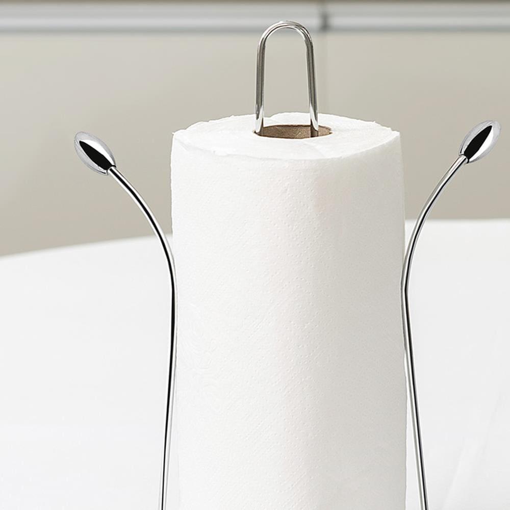 Porta Papel Toalha de Mesa Utimil Cromado Aço Brilhante Prático e Funcional - 3