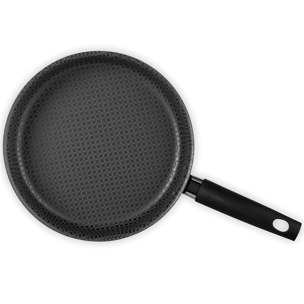 Frigideira Alta Multiflon em Alumínio com Revestimento Antiaderente e Tampa de Vidro com Saída de Vapor 22 cm – Grafite - 3