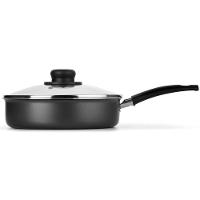 Frigideira Alta Multiflon em Alumínio com Revestimento Antiaderente e Tampa de Vidro com Saída de Vapor 22 cm – Grafite - 2