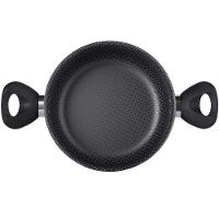 Caçarola Multiflon Páprika em Alumínio com Revestimento Antiaderente e Tampa de Vidro com Saída de Vapor Vermelha - 22 cm - 3