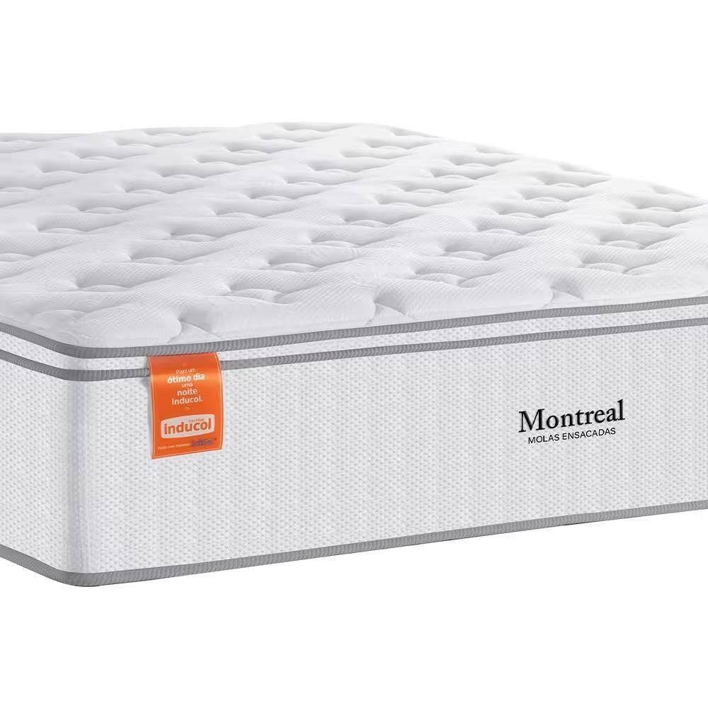Cama Box Casal Queen Size MGA Itaflex Universal Colchão Inducol Montreal Europillow Molas Ensacadas SoftGel - 5