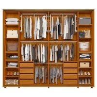 Guarda-Roupa Casal Madetec Dalí Com Espelhos 2 Portas de Correr 8 Gavetas Cabideiro Extensível Escada Retrátil - 3