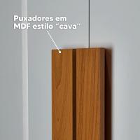 Guarda-Roupa Casal Madetec Portinari com Espelhos 6 Portas 4 Gavetas Ripado Angular Amortecimento Cabideiro Extensível - 8
