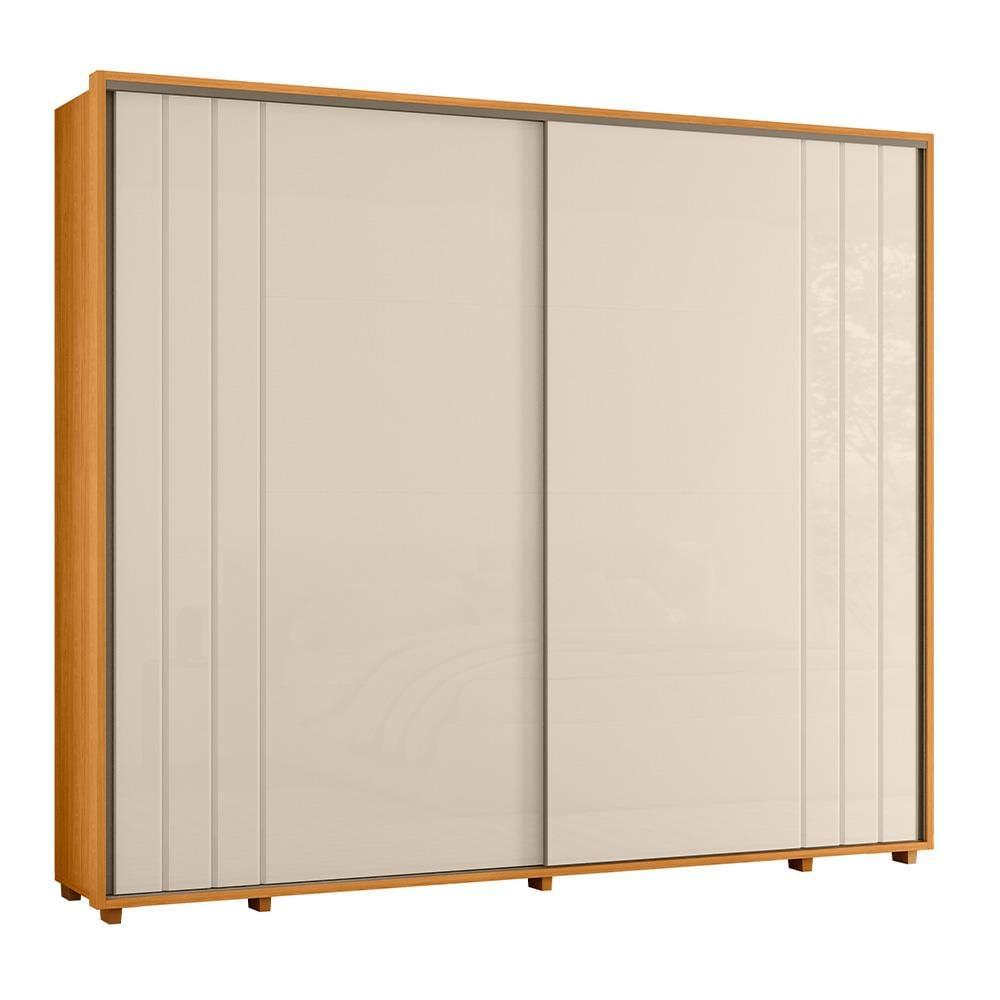 Guarda-Roupa Casal Madetec Dalí 2 Portas de Correr 8 Gavetas Cabideiro Extensível Escada Retrátil - 2