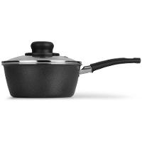 Panela Multiflon Essencial em Alumínio com Revestimento Interno Antiaderente e Tampa de Vidro com Saída de Vapor 16 cm – Grafite - 2