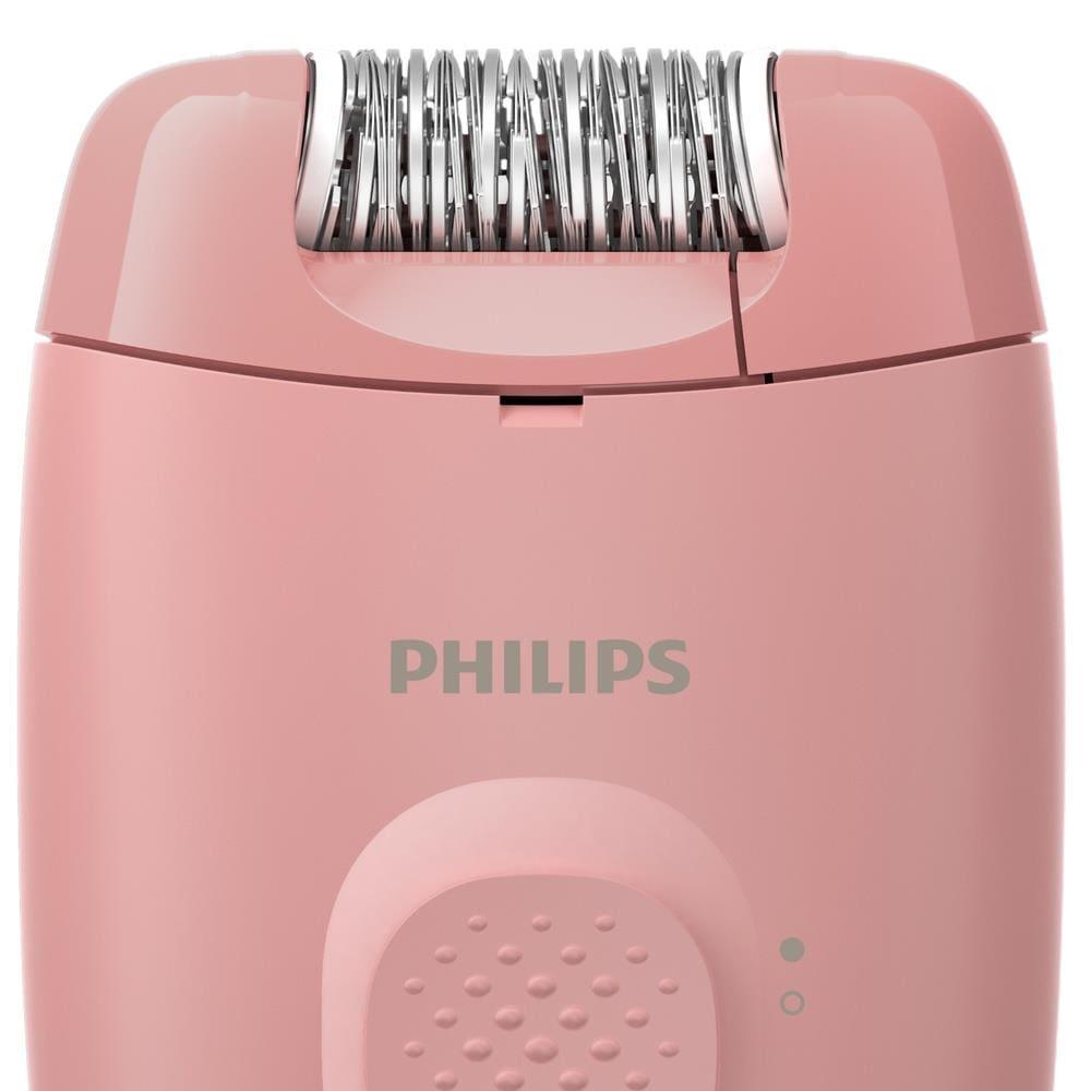 Depilador Philips Satinelle BRE229/00 Cabeça Lavável 2 Velocidades Capa Massageadora Banco e Rosa Bivolt - 2