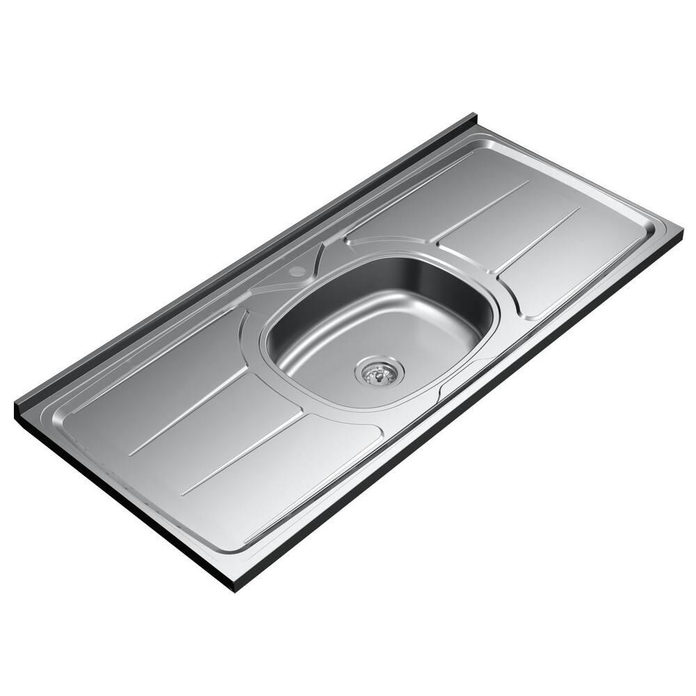 Pia para Cozinha Ghelplus King com Válvula - 120x53cm - 4