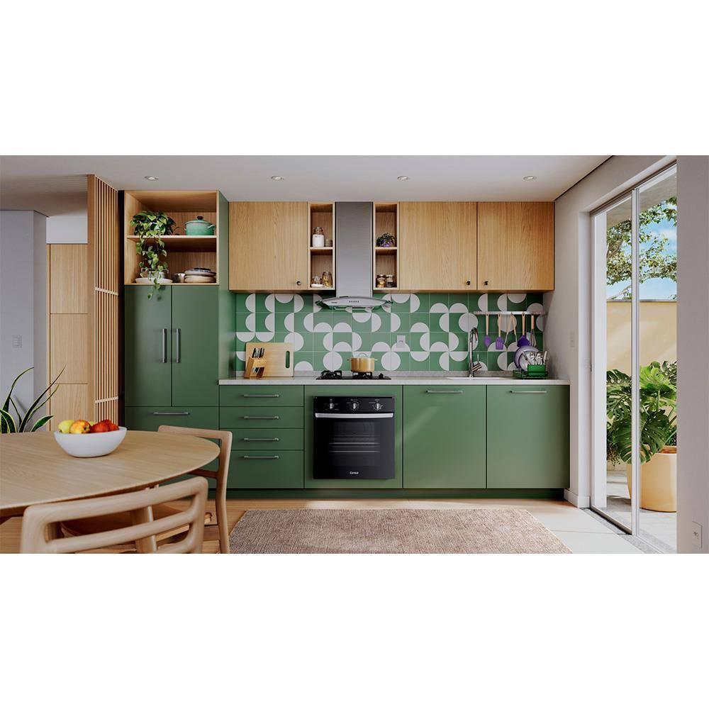 Forno Elétrico de Embutir Consul 84L COB84BE Porta Removível Timer Autodesligamento Luz Interna Preto - 6